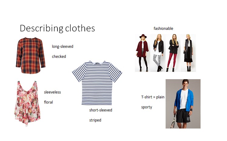 Oct 2018 - Vocabulary Lesson on Clothes and Fashion Combined with  Productive Skills - Writing and Speaking